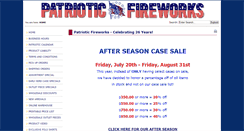 Desktop Screenshot of patrioticfireworks.com